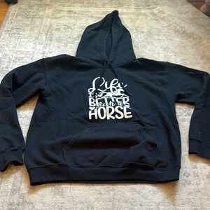 Gildan Black Heavy Blend Hoodie